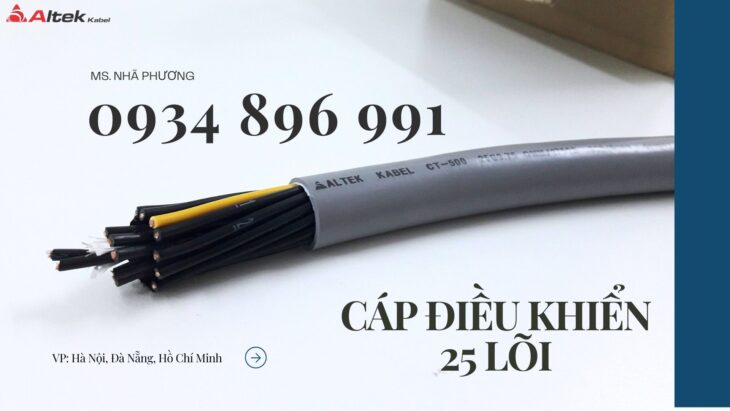 Cáp Điều Khiển 25X 0.5 Altek Kabel Sh-500 Nghệ An, Ninh Bình, Hà Tĩnh Cáp Điều Khiển 25X 0.5 Altek Kabel Sh-500 Nghệ An, Ninh Bình, Hà Tĩnh