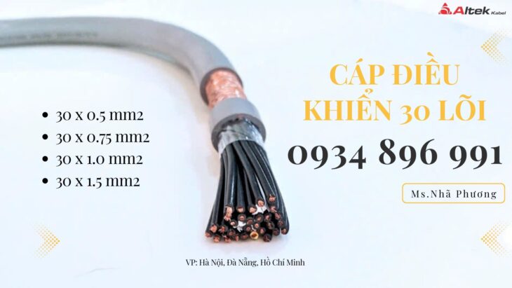 Cáp Điều Khiển 30X 1.5 Altek Kabel Sh-500 Nghệ An, Ninh Bình, Hà Tĩnh Cáp Điều Khiển 30X 1.5 Altek Kabel Sh-500 Nghệ An, Ninh Bình, Hà Tĩnh