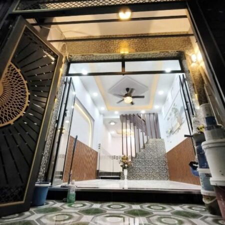 Nhà 3 tầng mới hẻm Cao Xuân Dục P12.Q8. Giá 4,98 tỷ TL