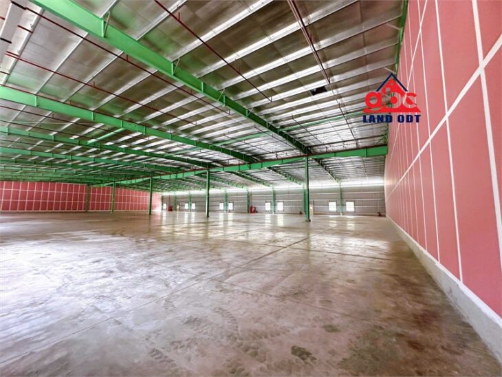 XT628 Xưởng cho thuê lâu dài, với thiết kế khung thép kiên cố, hạ tầng KCN hiện đại