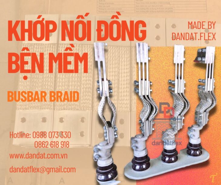 Dây đồng bện tiếp địa/ Dây tiếp địa thang máng cáp/ Dây đồng bện tráng thiếc/ Busbar braid