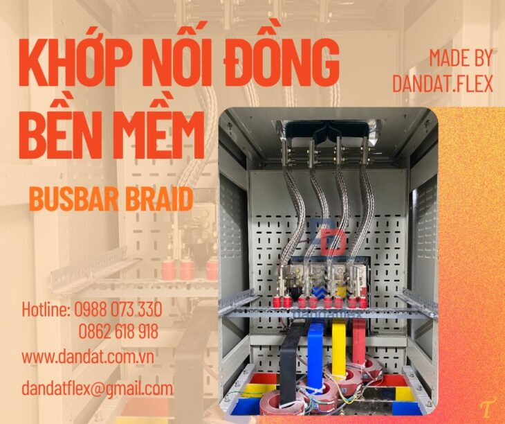 Dây đồng bện tiếp địa/ Dây tiếp địa thang máng cáp/ Dây đồng bện tráng thiếc/ Busbar braid