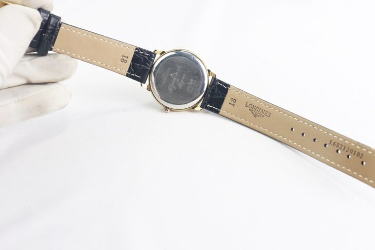 ĐH Nam : Longines Les Grandes Classiques – L4.678.2 dây da Automatic Demi Vàng.