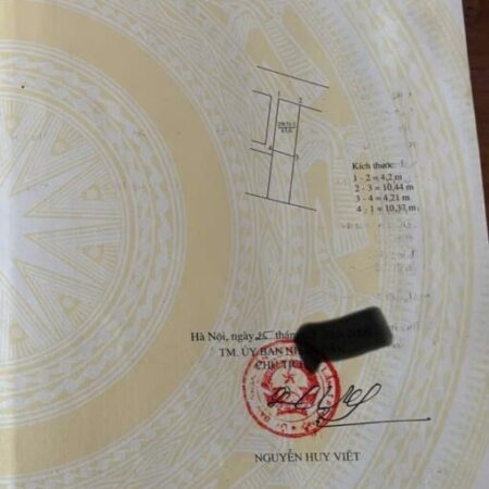 Bán lô góc 2 mặt ngõ 43.6 m2 Trâu Quỳ, giá nhỉnh 8.x tỷ, LH 0985865658