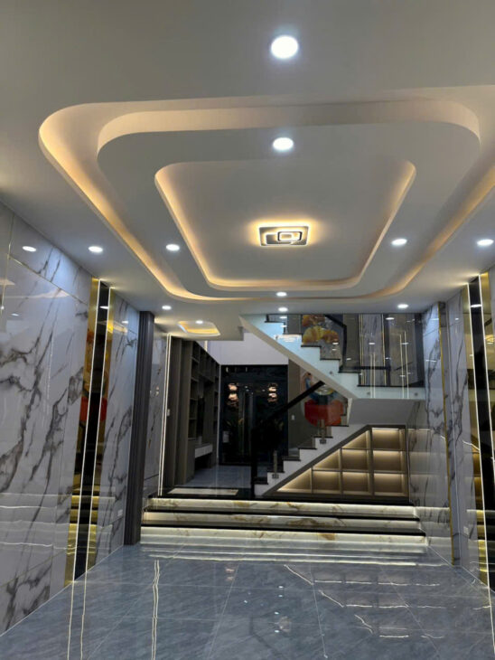 Nhà Mới SHR 5 tầng HXH 57m2, Vuông – Thạnh Lộc 31 Quận 12