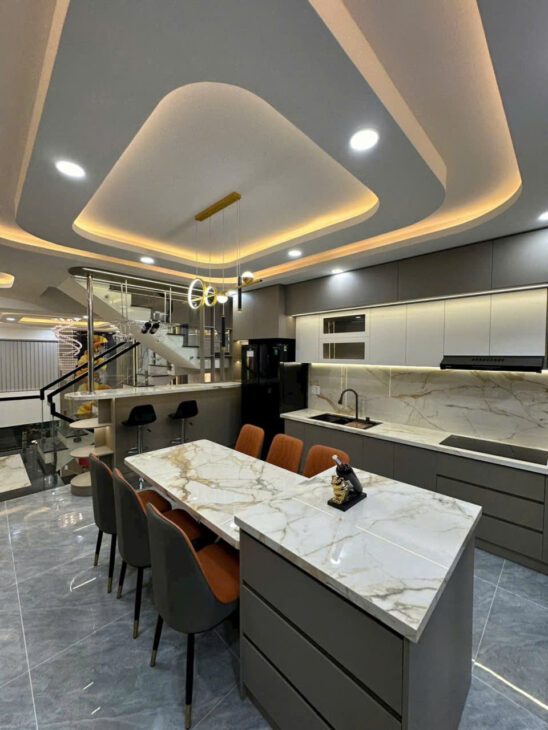 Nhà Mới SHR 5 tầng HXH 57m2, Vuông – Thạnh Lộc 31 Quận 12