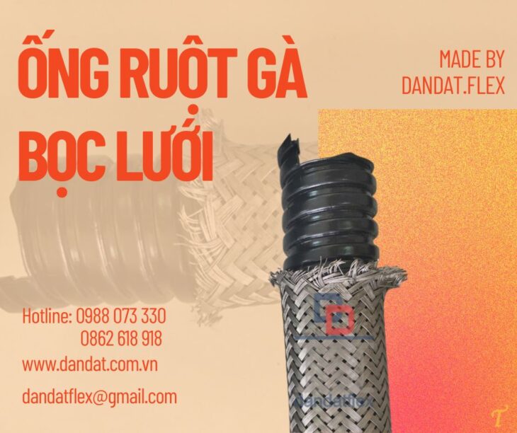 Ống ruột gà bọc inox/ Ruột gà luồn dây điện/ Ống ruột gà lõi thép bọc nhựa/ Ống ruột gà bọc lưới