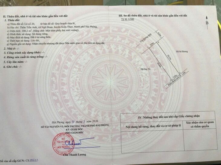 Lô đấu giá Tiền Anh – Giá hiếm khu Ngũ Đoan, đường 9m thông – ZALO 0567 222 555