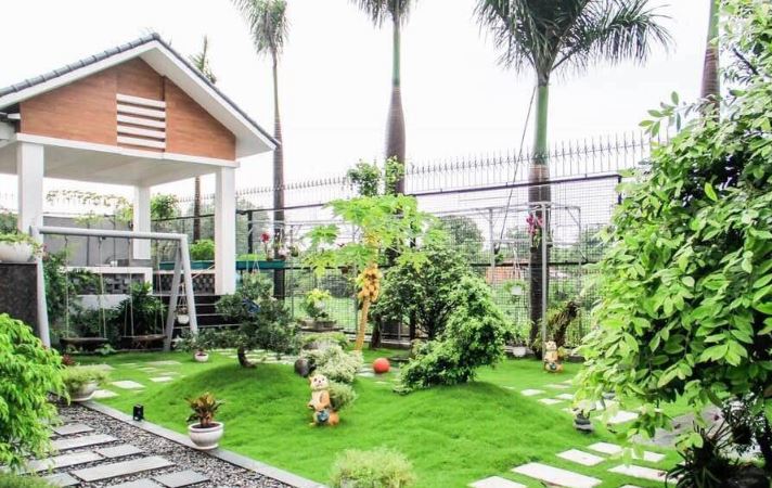 Bán Biệt thự siêu xinh 4 tầng 360m2, nội thất xịn khu Vip Hà Huy Giáp, gần Cầu An Lộc, Gò Vấp