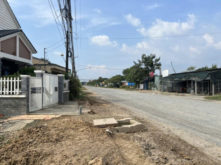 Thanh lý nhà mặt đường Sò Đo, thị trấn Hậu Nghĩa, huyện Đức Hòa, nay là xã Hậu Nghĩa tỉnh Long An