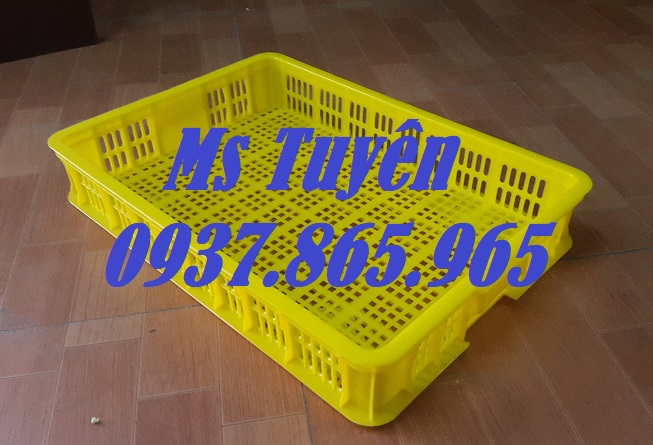 Sóng nhựa hở nguyên sinh, sọt nhựa đựng rau củ, sọt nhựa cao 10, phân phôi sột nhựa