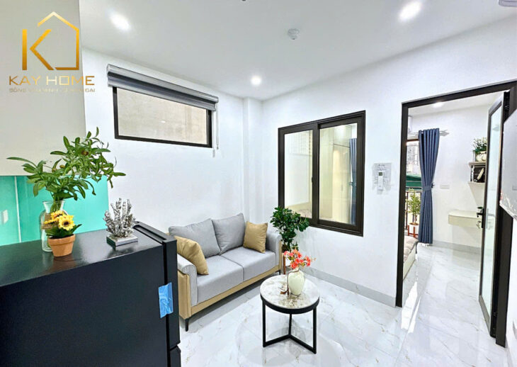 Cho thuê CCMN khép kín 1pk+1pn ban công siêu thoáng tại ngõ 45 Cự Lộc – Thanh Xuân