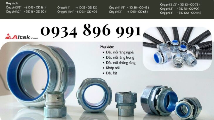 ỐNG KẼM ĐÀN HỒI VÀ ĐẦU NỐI KHÁNH HÒA, BÌNH ĐỊNH, PHÚ YÊN