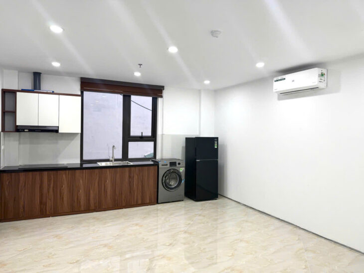 Cho thuê căn 2PN 1PK Full đồ cực đẹp, sạch thoáng tại Ngõ 201 Lĩnh Nam