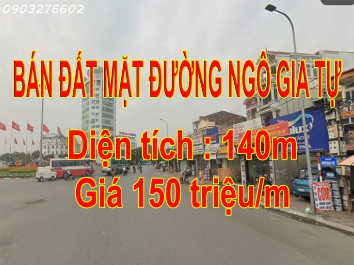 Bán nhà mặt phố Ngô Gia Tự, 150 triệu/m2, 140m2, Hải An, Hải Phòng giá tốt