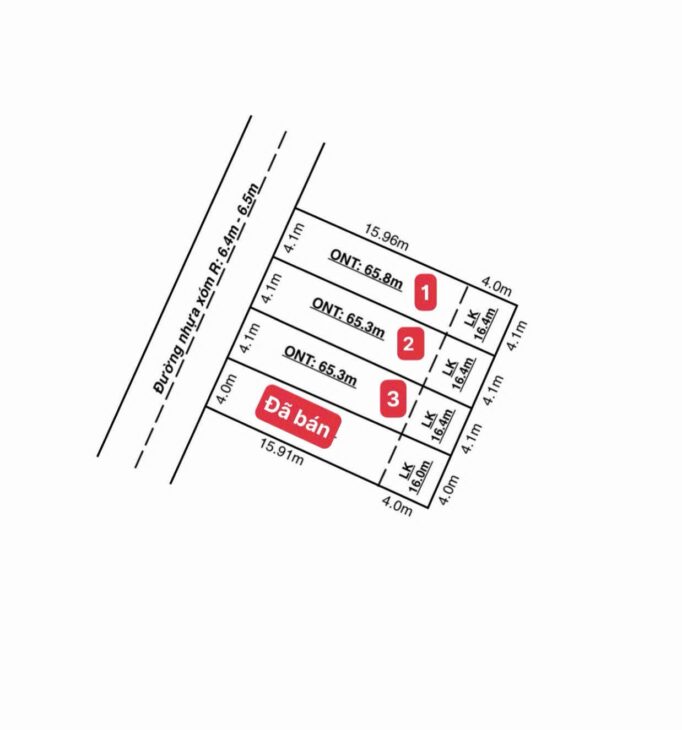 3 lô F0 siêu đẹp Đoan Xá 3 – 80m² giá chỉ 1.5x tỷ, đường nhựa 6.5m ZALO 0567 222 555