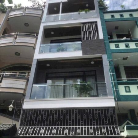 Nhà nguyên căn mặt tiền đường 30m Khu DC An Sương, 4.5 x 20m, 1 hầm, 4 tầng