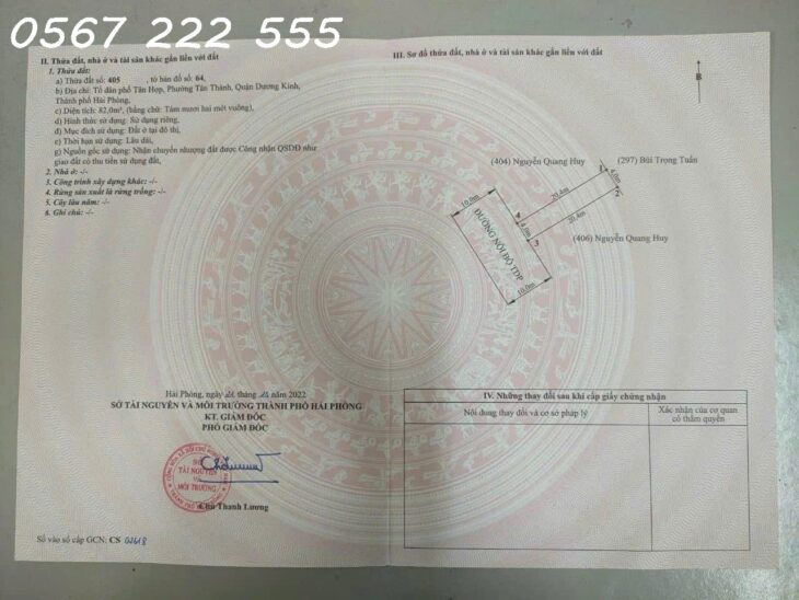 Lô đất 82m² giá hiếm tại ngõ 183 Tân Thành – Thanh khoản cao ZALO 0567 222 555