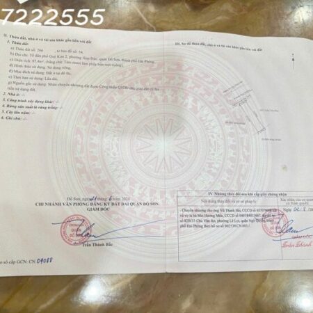 ĐẤT ĐẸP GẦN MẶT ĐƯỜNG PHẠM VĂN ĐỒNG – CHỢ QUÝ KIM, HỢP ĐỨC – ĐỒ SƠN GIÁ CHỈ 2,2X TỶ ZALO 0567 222