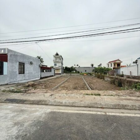 LÔ GÓC 63.8M² MẶT ĐƯỜNG TRUNG NGHĨA – NAM ĐỒ SƠN, ĐƯỜNG 12M – GIÁ CHỈ 1.6X TỶ ZALO 0567 222 555