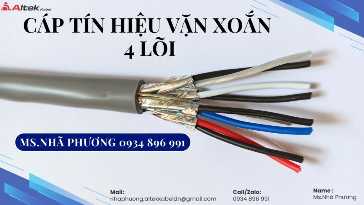 CÁP TÍN HIỆU VẶN XOẮN 18 AWG 4 LÕI ALTEK KABEL ĐÀ NẴNG – HUẾ – QUẢNG TRỊ
