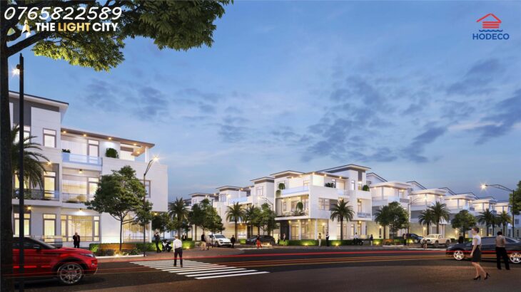 BÁN NHÀ THE LIGHT CITY – ĐỐI DIỆN TRƯỜNG FPT – NGAY CÔNG VIÊN & HỒ BƠI