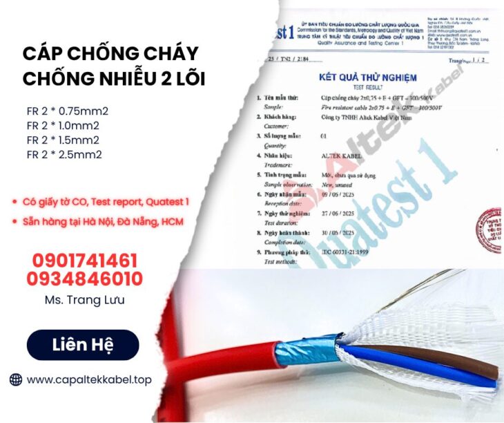 Nhà phân phối cáp chống cháy chống nhiễu Altek Kabel giá xưởng
