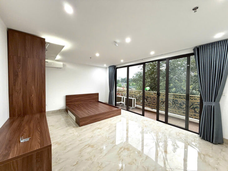 Cho thuê căn 2PN 1PK Full đồ cực đẹp, sạch thoáng tại Ngõ 201 Lĩnh Nam