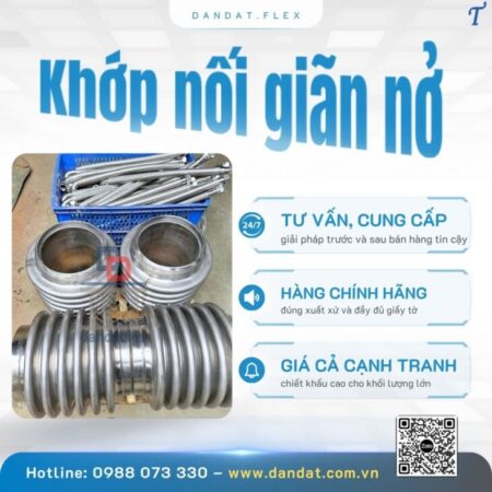 Khớp giãn nở nhiệt, khớp nối giãn nở kim loại, khớp bù trừ giãn nở, khớp nối giãn nở nhiệt inox