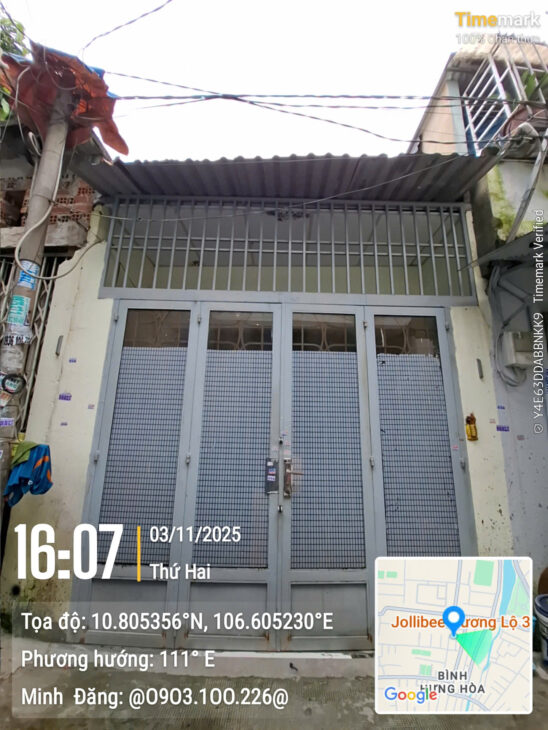 Nhà Hẻm ÔTô Đường Số 5 – Bình Hưng Hòa – Giáp Tân Phú – Chỉ 3,15 Tỷ