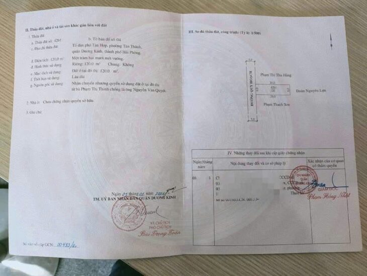 Lô đất 120m² ngõ 5m đẹp nhất Tân Thành – Giá chỉ 19,x triệu/m² – ZALO 0567 222 555