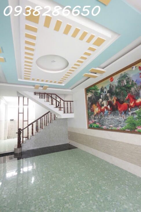 Nhà Đẹp Vào Ở Ngay – Hẻm Ô Tô – 3 Tầng Lầu – Ngang 5m – DT: 70m2 – Giá: 4,680 Tỷ..TL.