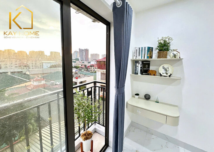 Cho thuê CCMN khép kín 1pk+1pn ban công siêu thoáng tại ngõ 45 Cự Lộc – Thanh Xuân