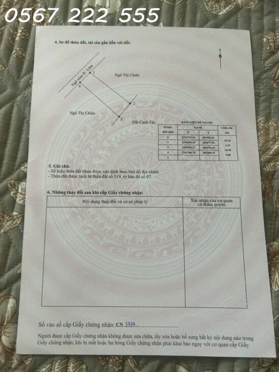 Chính chủ gửi bán lô đất siêu đẹp – Kính Trực, Tân Phong, Kiến Thụy ZALO 0567 222 555