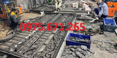 Xưởng sản xuất cổng cửa lan can sắt mĩ thuật số 1 Hà Nội