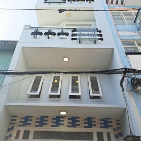 NHÀ 4 TẦNG BTCT GẦN AEON TÂN PHÚ 39M² HXH 6M THÔNG. PHƯỜNG BHH, BÌNH TÂN.