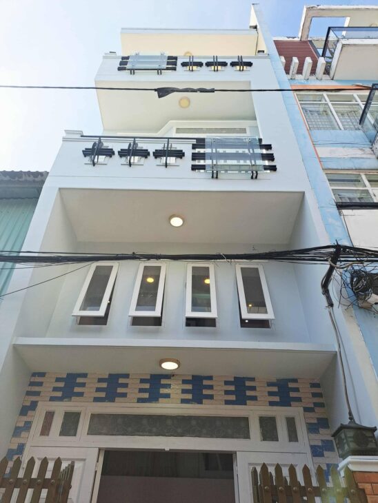 NHÀ 4 TẦNG BTCT GẦN AEON TÂN PHÚ 39M² HXH 6M THÔNG. PHƯỜNG BHH, BÌNH TÂN.