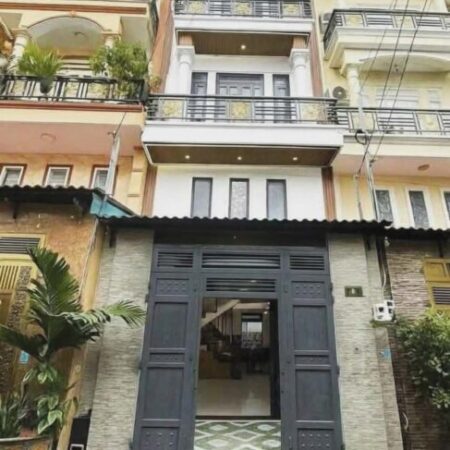 NHÀ 4 TẦNG SANG TRỌNG FULL NỘI THẤT 54M2, HẺM XE HƠI THÔNG TRẦN THỊ NĂM, TÂN CHÁNH HIỆP, QUẬN 12.