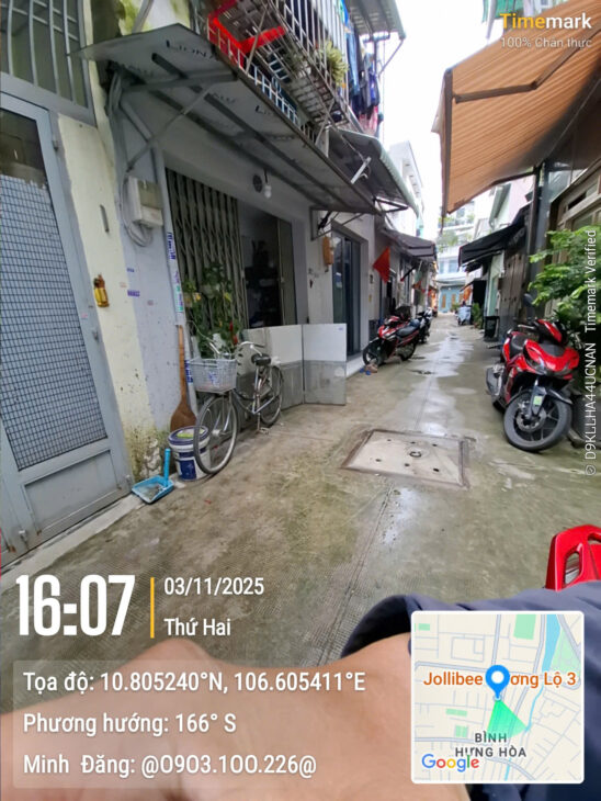 Nhà Hẻm ÔTô Đường Số 5 – Bình Hưng Hòa – Giáp Tân Phú – Chỉ 3,15 Tỷ