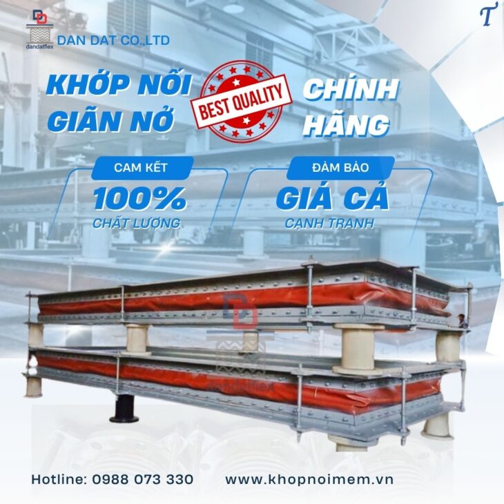 Khớp giãn nở vải chịu nhiệt/khớp nối giãn nở chống rung – chịu nhiệt – chống cháy/khớp giãn nở nhiệt