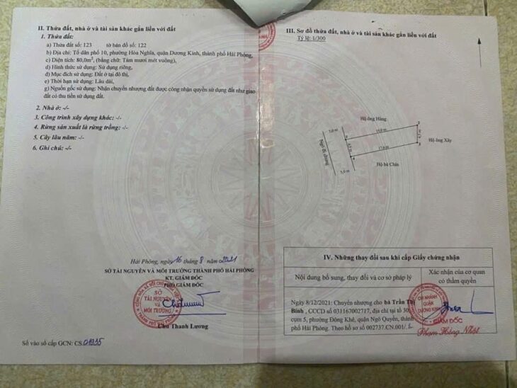 LÔ ĐẸP 2 MẶT NGÕ 80M² – GIÁ HIẾM 1,7XX TỶ – NGÕ 100 TƯ THỦY HÒA NGHĨA – ZALO 0567 222 555