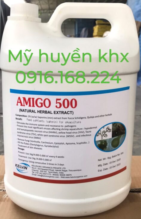 AMIGO 500 – CHIẾT XUẤT THẢO DƯỢC HỖ TRỢ PHÒNG VÀ TRỪ NẤM KÝ SINH TRONG NÔNG NGHIỆP