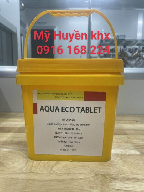 AQUA ECO TABLET – DIỆT KHUẨN PHỔ RỘNG, HÀM LƯỢNG CAO