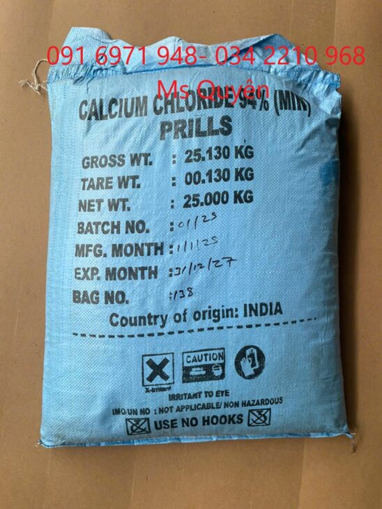 Khoáng tạt canxi khan cho tôm cá hàng Ấn Độ