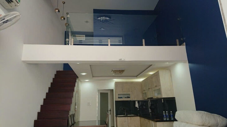 Cho thuê nhà Xô Viết Nghệ Tĩnh, P.25, 4.2x12m, trệt, lửng, 2pn, 2wc, 12tr, TL