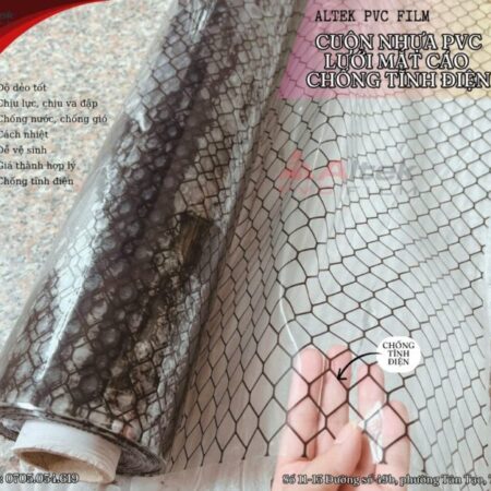 PVC Lưới Mắt Cáo Chống Tĩnh Điện – Bảo Vệ Thiết Bị, Giảm Rủi Ro Hiệu Quả