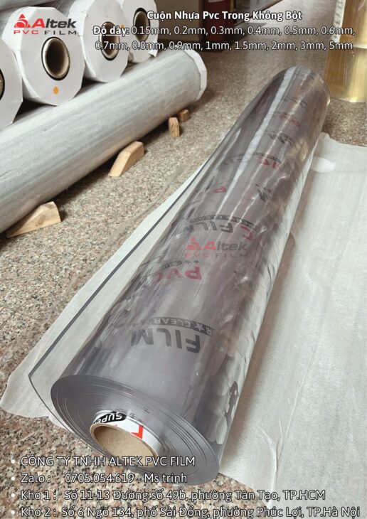 Altek chuyên cung cấp cuộn nhựa pvc dẻo chất lượng cao, ứng dụng rộng rãi