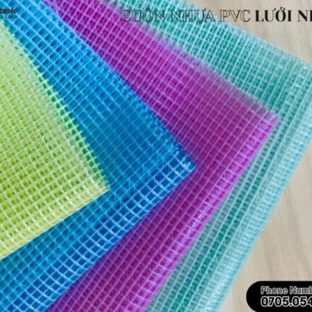 Lưới nhựa pvc nhiều màu đa năng, độ bền cao, giá ưu đãi