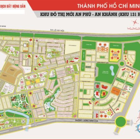 Bán Đất Biệt Thự An Phú- An Khánh 10 x17 Sổ Hồng