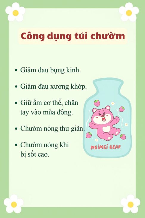 Túi chườm đa năng nóng lạnh 350ml -500ml -1000ml